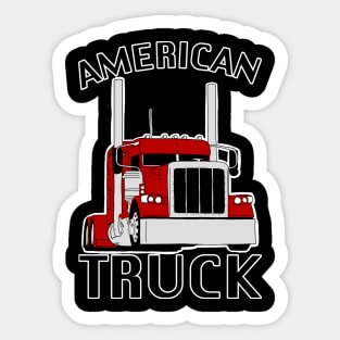 american truck Sticker